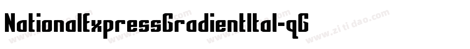 NationalExpressGradientItal-qG0d字体转换