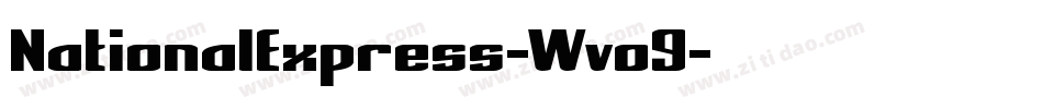 NationalExpress-Wvo9字体转换