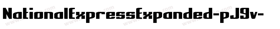 NationalExpressExpanded-pJ9v字体转换