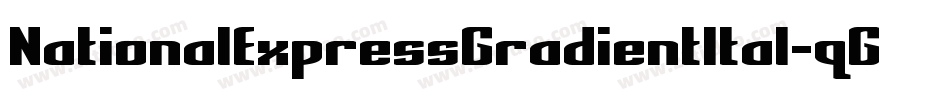 NationalExpressGradientItal-qG0d字体转换