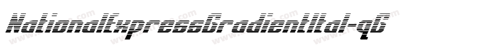 NationalExpressGradientItal-qG0d字体转换