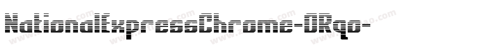 NationalExpressChrome-ORqo字体转换