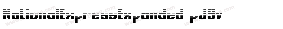 NationalExpressExpanded-pJ9v字体转换