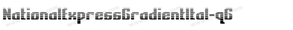 NationalExpressGradientItal-qG0d字体转换