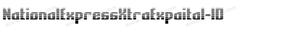NationalExpressXtraExpaital-lD8D字体转换