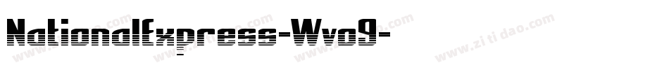 NationalExpress-Wvo9字体转换