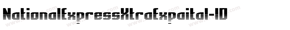 NationalExpressXtraExpaital-lD8D字体转换