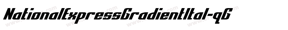 NationalExpressGradientItal-qG0d字体转换