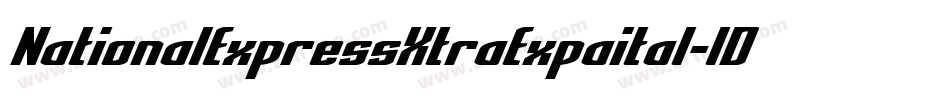 NationalExpressXtraExpaital-lD8D字体转换