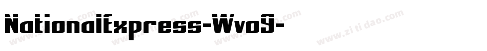 NationalExpress-Wvo9字体转换