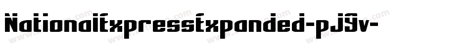 NationalExpressExpanded-pJ9v字体转换