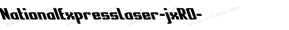 NationalExpressLaser-jxRO字体转换