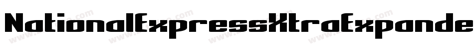 NationalExpressXtraExpanded-946j字体转换