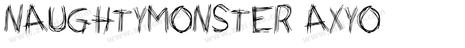 NaughtyMonster-axyo9字体转换 NaughtyMonster-axyo9字体转换