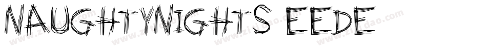 NaughtyNights-EEDe字体转换
