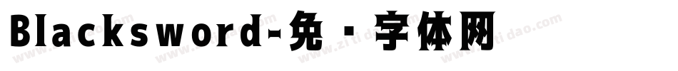 Blacksword字体转换