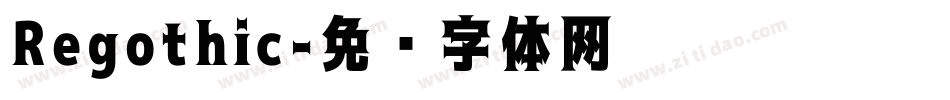 Regothic字体转换