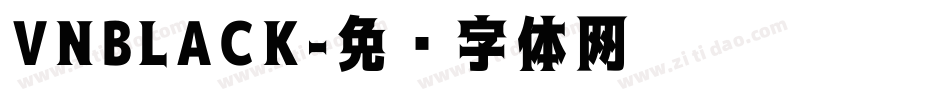 VNBLACK字体转换