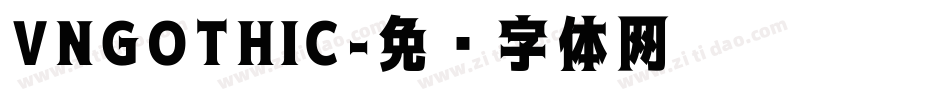 VNGOTHIC字体转换