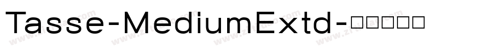 Tasse-MediumExtd字体转换