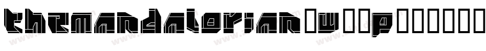 TheMandalorian-w11P2字体转换