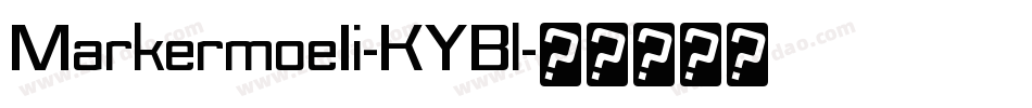 MarkermoeIi-KYBl字体转换