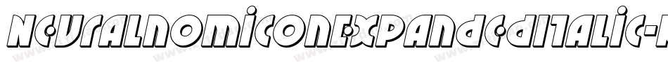 NeuralnomiconExpandedItalic-Krnl字体转换