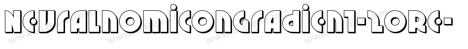 NeuralnomiconGradient-2oRe字体转换