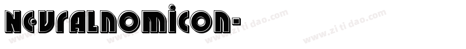 Neuralnomicon字体转换