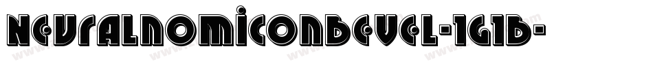 NeuralnomiconBevel-1g1B字体转换
