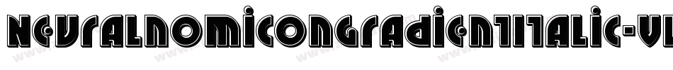 NeuralnomiconGradientItalic-vwL4字体转换