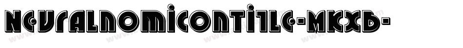 NeuralnomiconTitle-MKxB字体转换