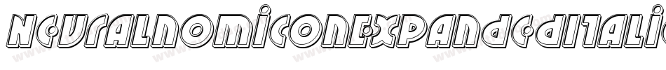 NeuralnomiconExpandedItalic-Krnl字体转换