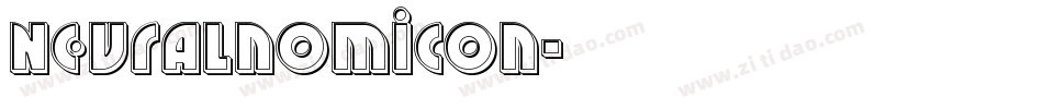 Neuralnomicon字体转换