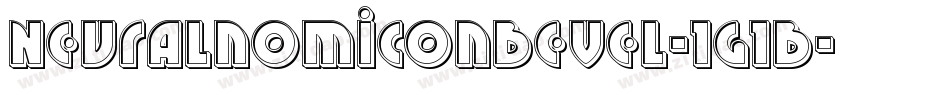 NeuralnomiconBevel-1g1B字体转换
