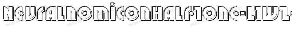 NeuralnomiconHalftone-l1wZ字体转换