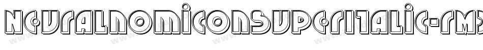 NeuralnomiconSuperItalic-rMX8字体转换