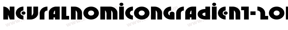NeuralnomiconGradient-2oRe字体转换