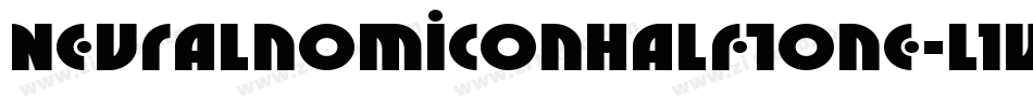 NeuralnomiconHalftone-l1wZ字体转换