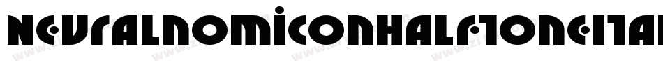 NeuralnomiconHalftoneItalic-nBmR字体转换