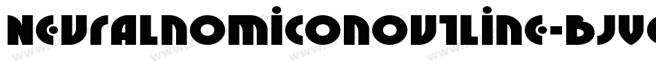NeuralnomiconOutline-BJVG字体转换