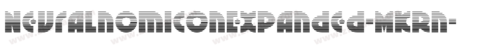 NeuralnomiconExpanded-MKRn字体转换