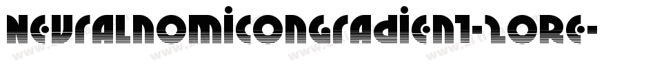 NeuralnomiconGradient-2oRe字体转换