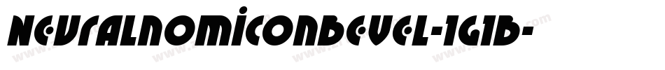 NeuralnomiconBevel-1g1B字体转换