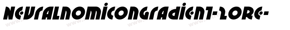NeuralnomiconGradient-2oRe字体转换