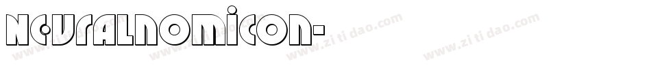 Neuralnomicon字体转换