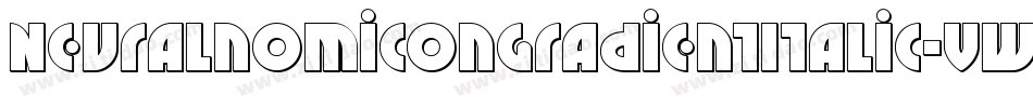 NeuralnomiconGradientItalic-vwL4字体转换