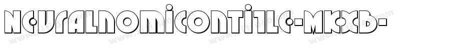 NeuralnomiconTitle-MKxB字体转换