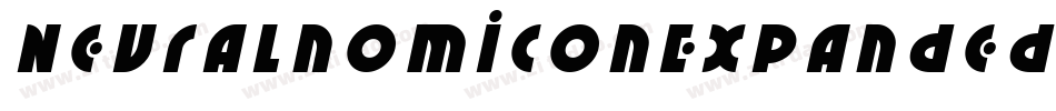 NeuralnomiconExpandedItalic-Krnl字体转换