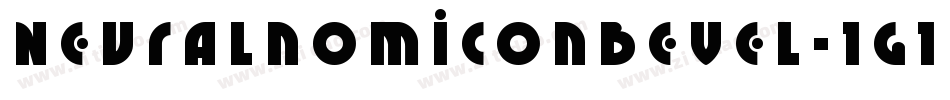 NeuralnomiconBevel-1g1B字体转换